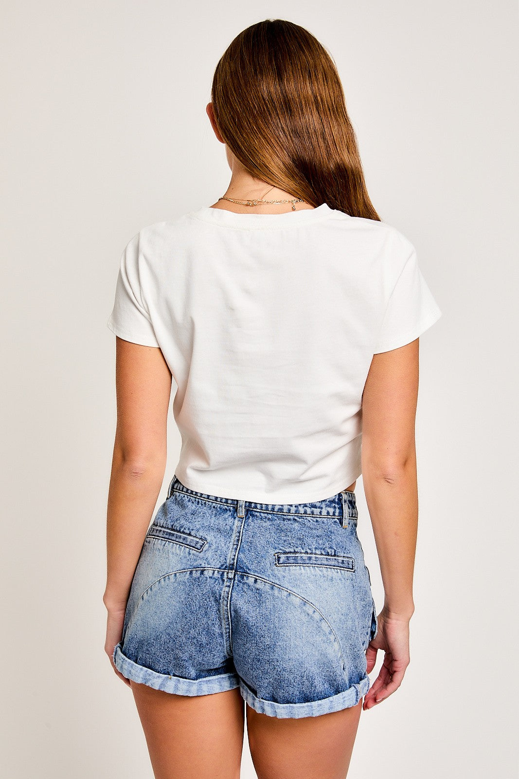 BEACH BUM CROPPED TEE