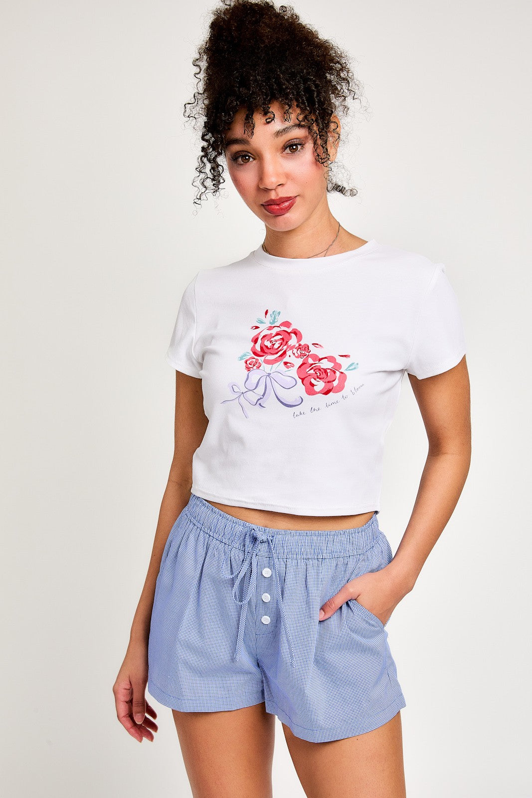 BLOOM CROPPED TEE