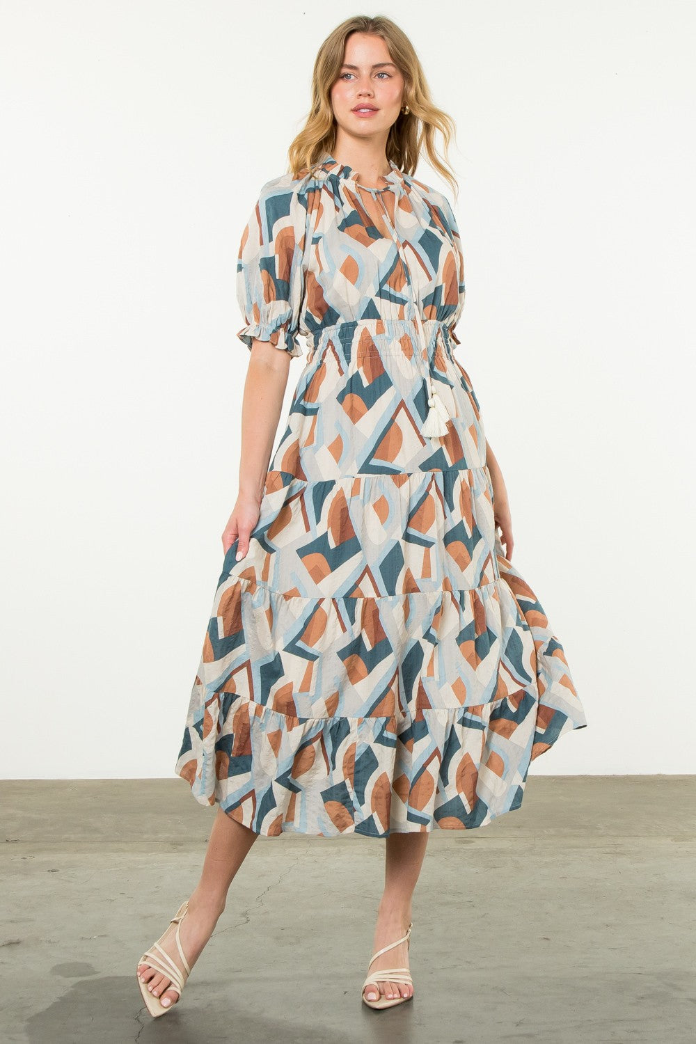 PRINTED MAXI DRESS