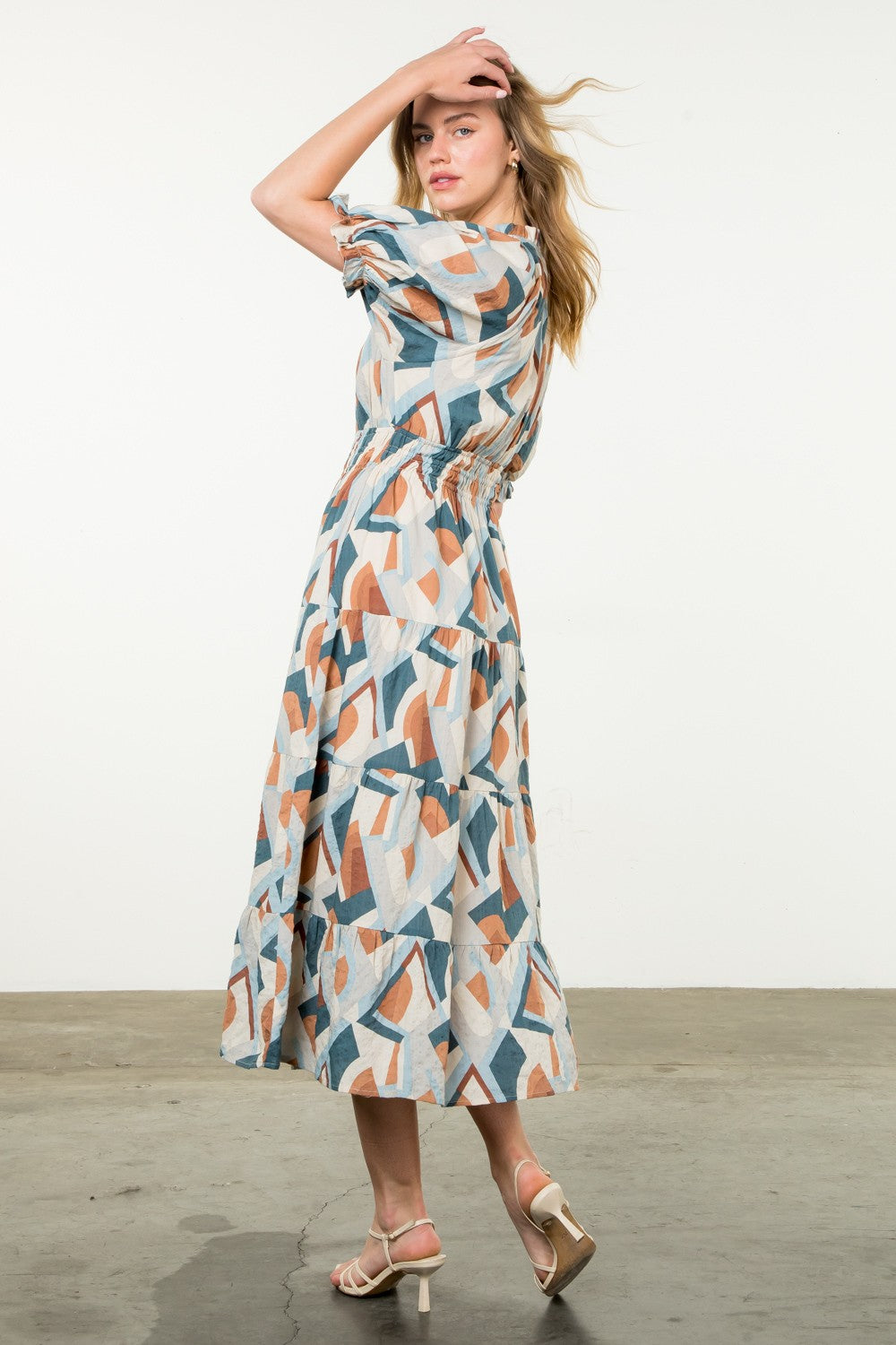 PRINTED MAXI DRESS