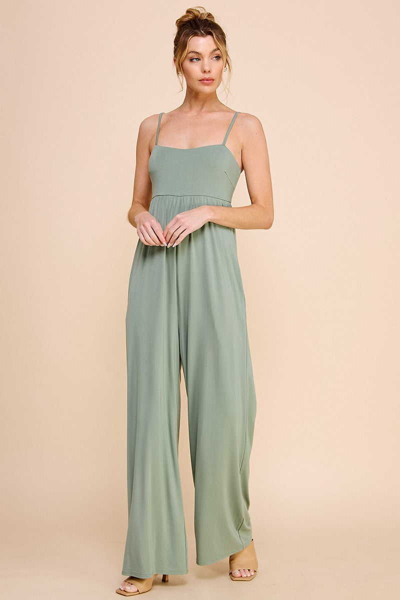 JERSEY KNIT JUMPSUIT