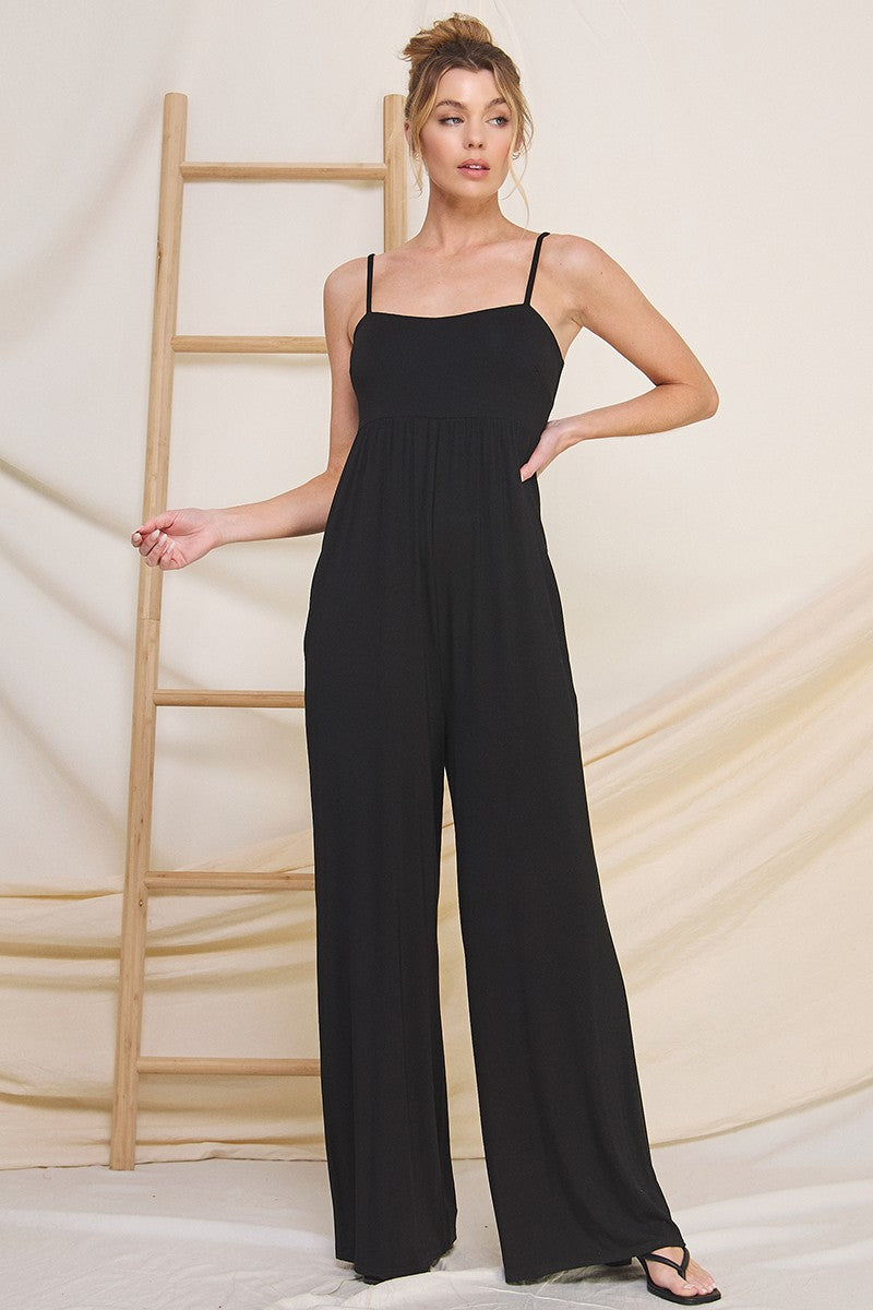 JERSEY KNIT JUMPSUIT