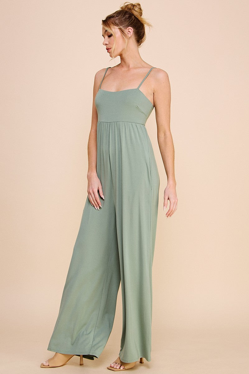 JERSEY KNIT JUMPSUIT