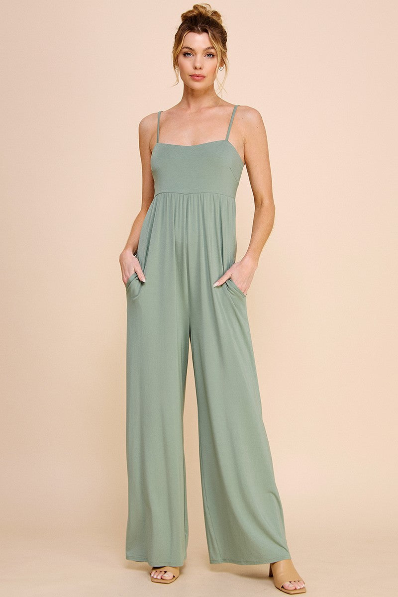 JERSEY KNIT JUMPSUIT