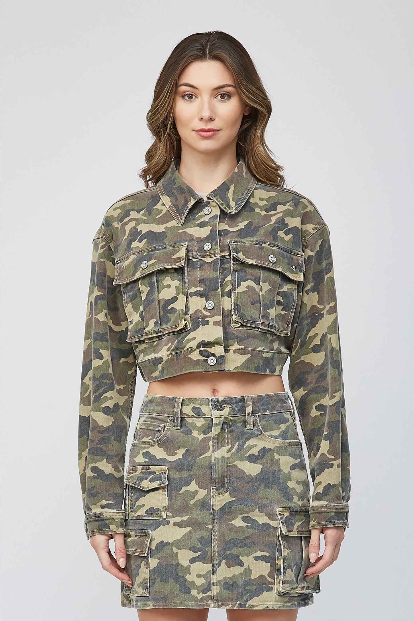 CROPPED CAMO JACKET