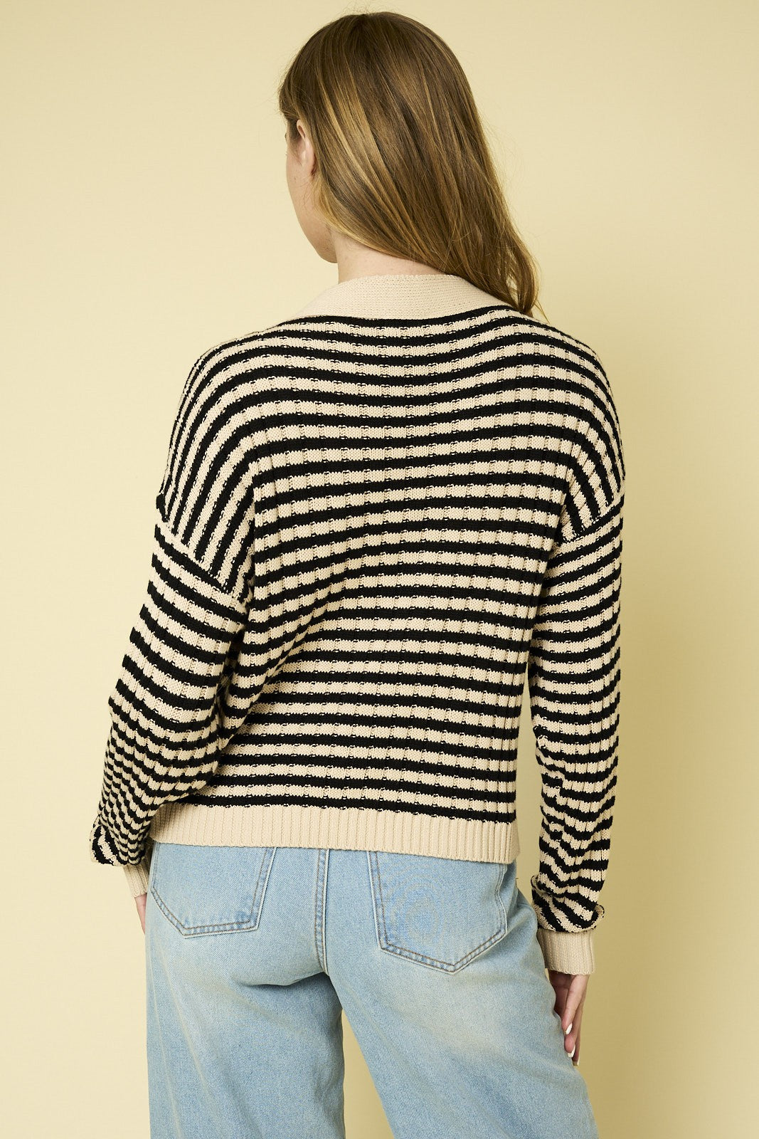 STRIPED CARDIGAN