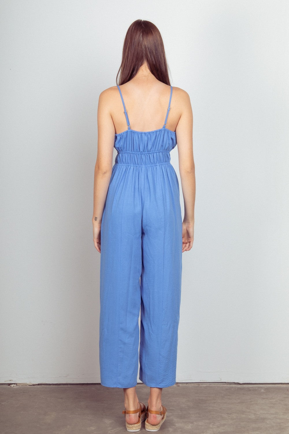 WOVEN JUMPSUIT