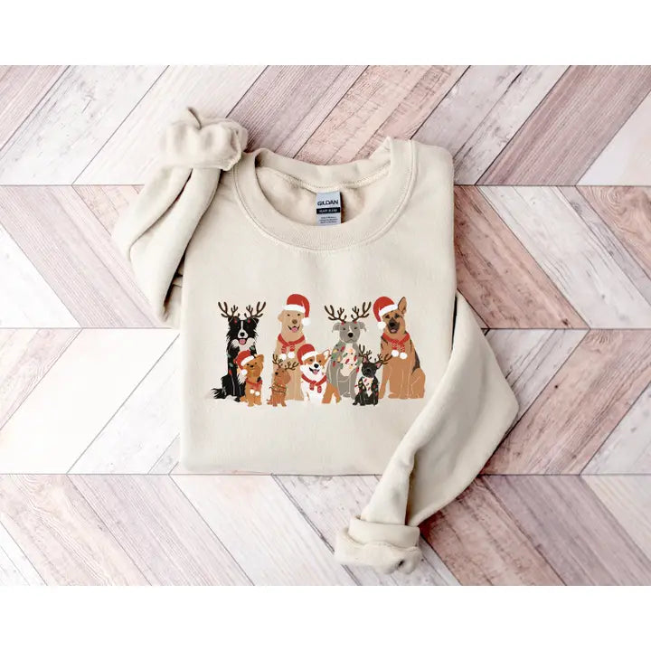 HOLIDAY DOGS CREWNECK