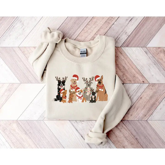 HOLIDAY DOGS CREWNECK