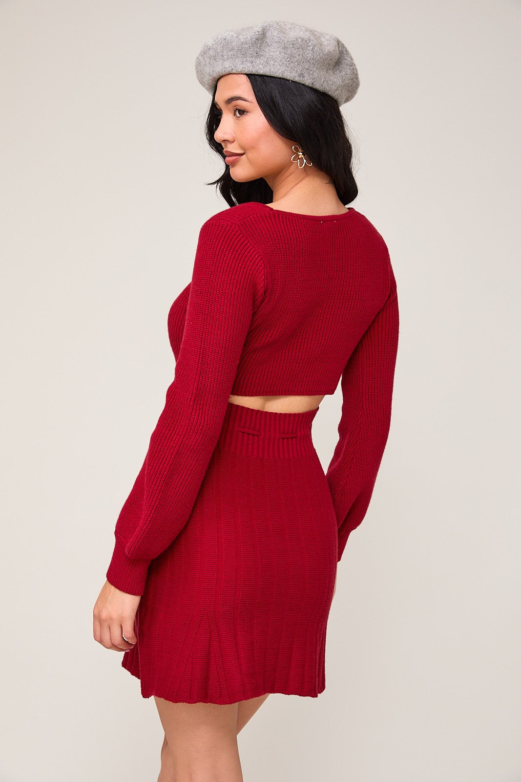 MINI SWEATER DRESS