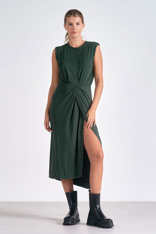 FRONT SLIT DRESS