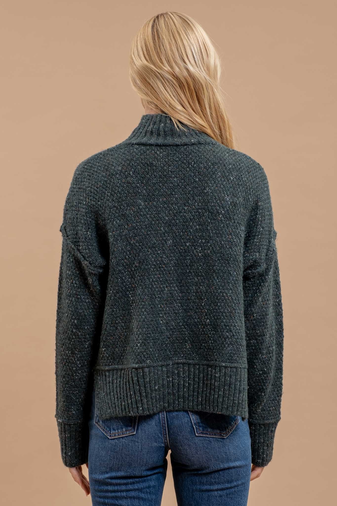 WOOL BLEND TURTLENECK