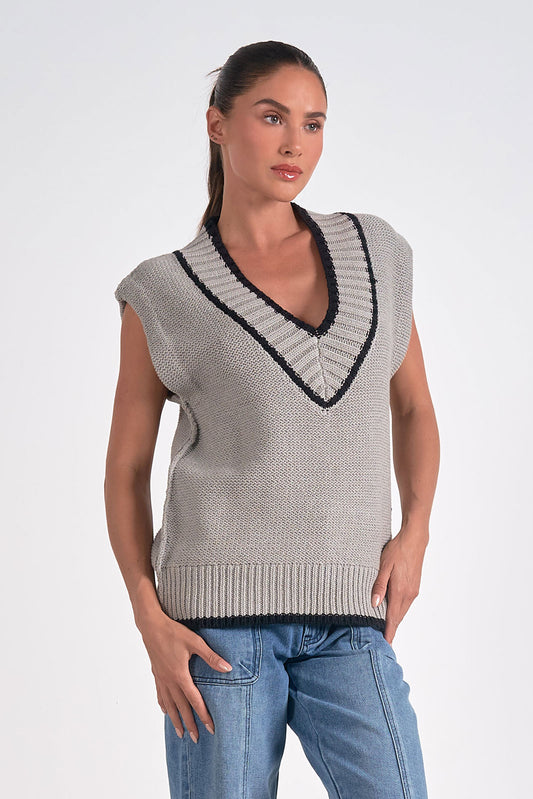 V-NECK SWEATER VEST