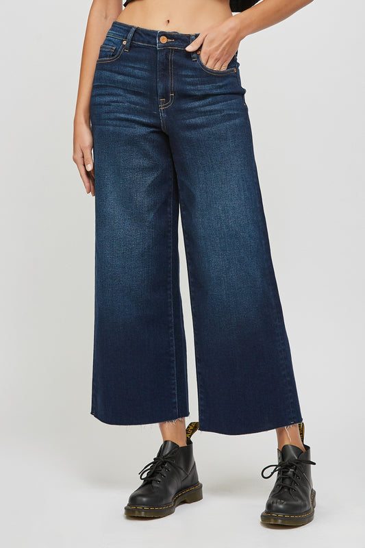 CROPPED WIDE LEG JEAN