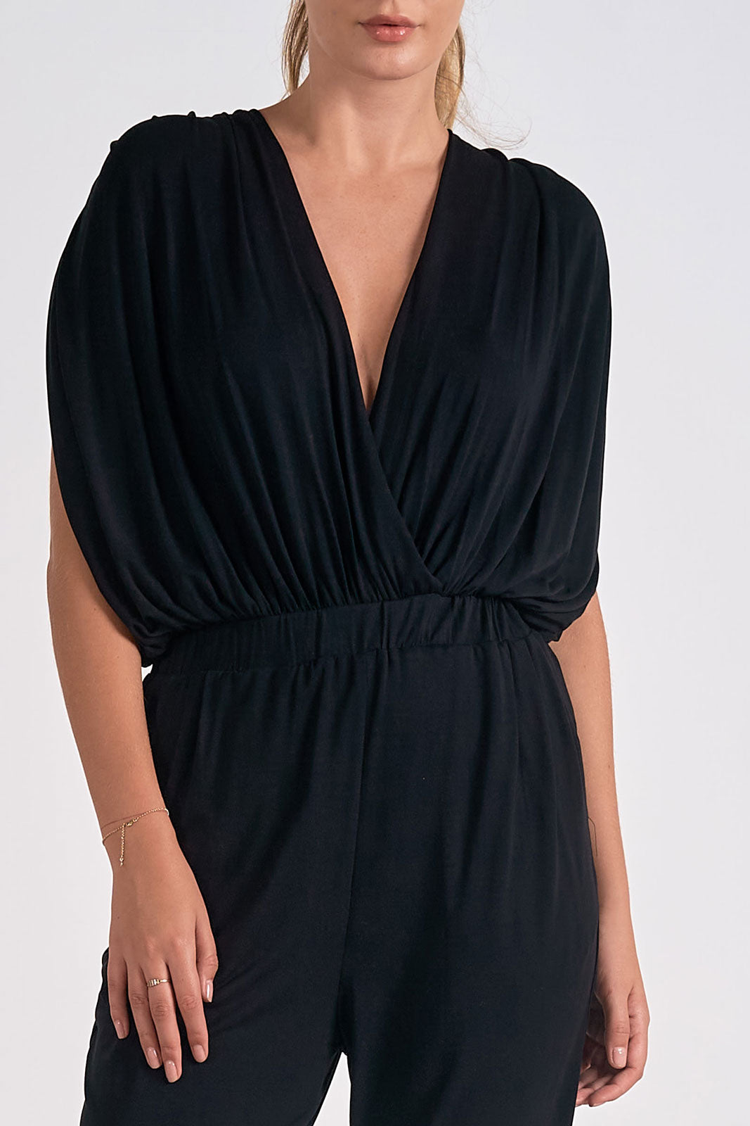 V-NECK JUMPSUIT