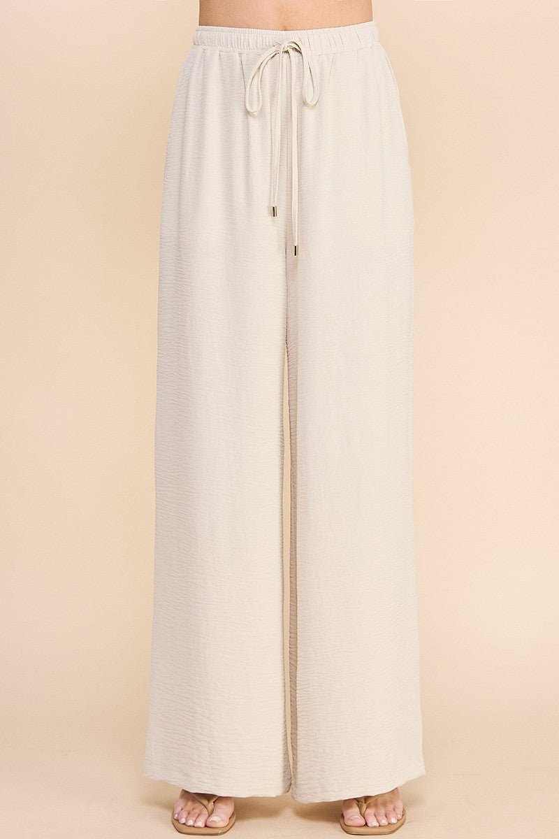 AIRY DRAWSTRING PANTS