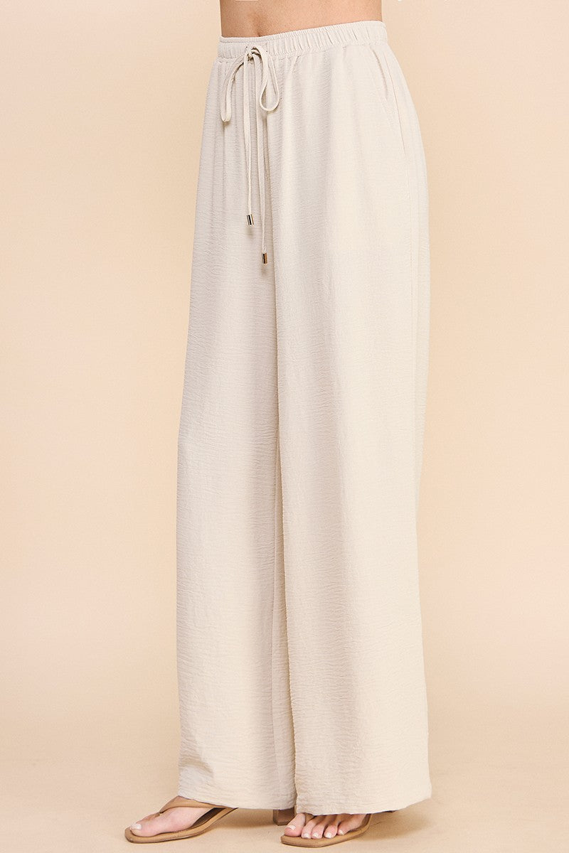 AIRY DRAWSTRING PANTS