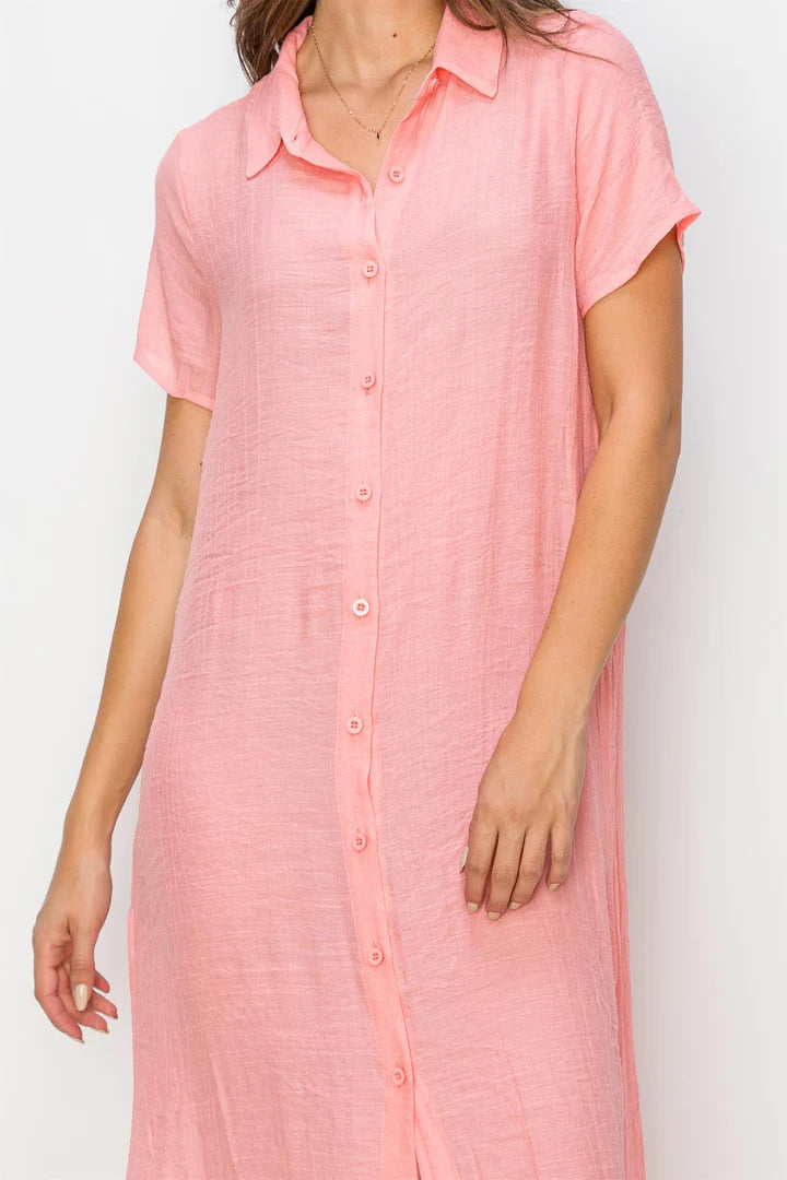 BUTTON UP TUNIC