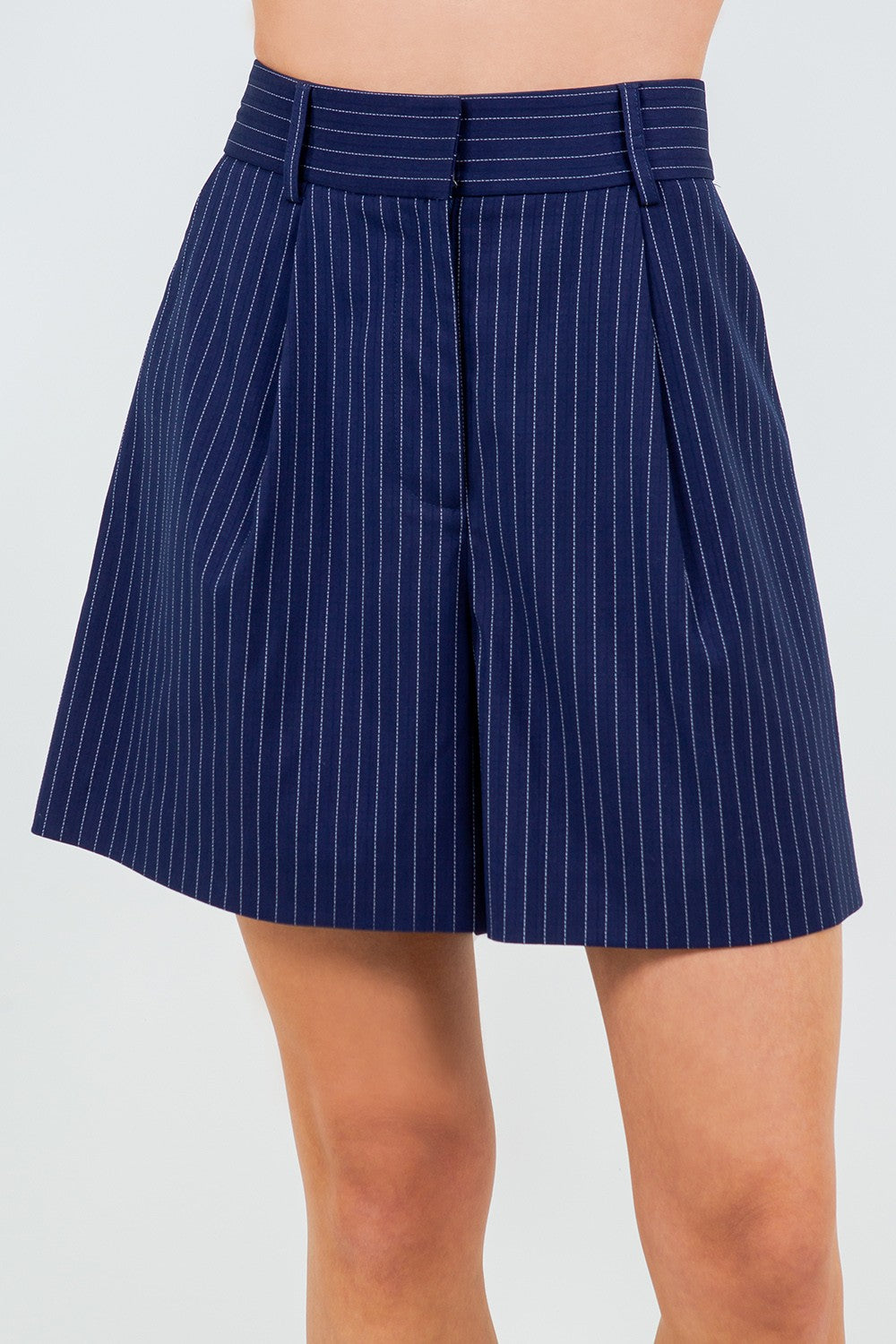 PINSTRIPE SHORTS