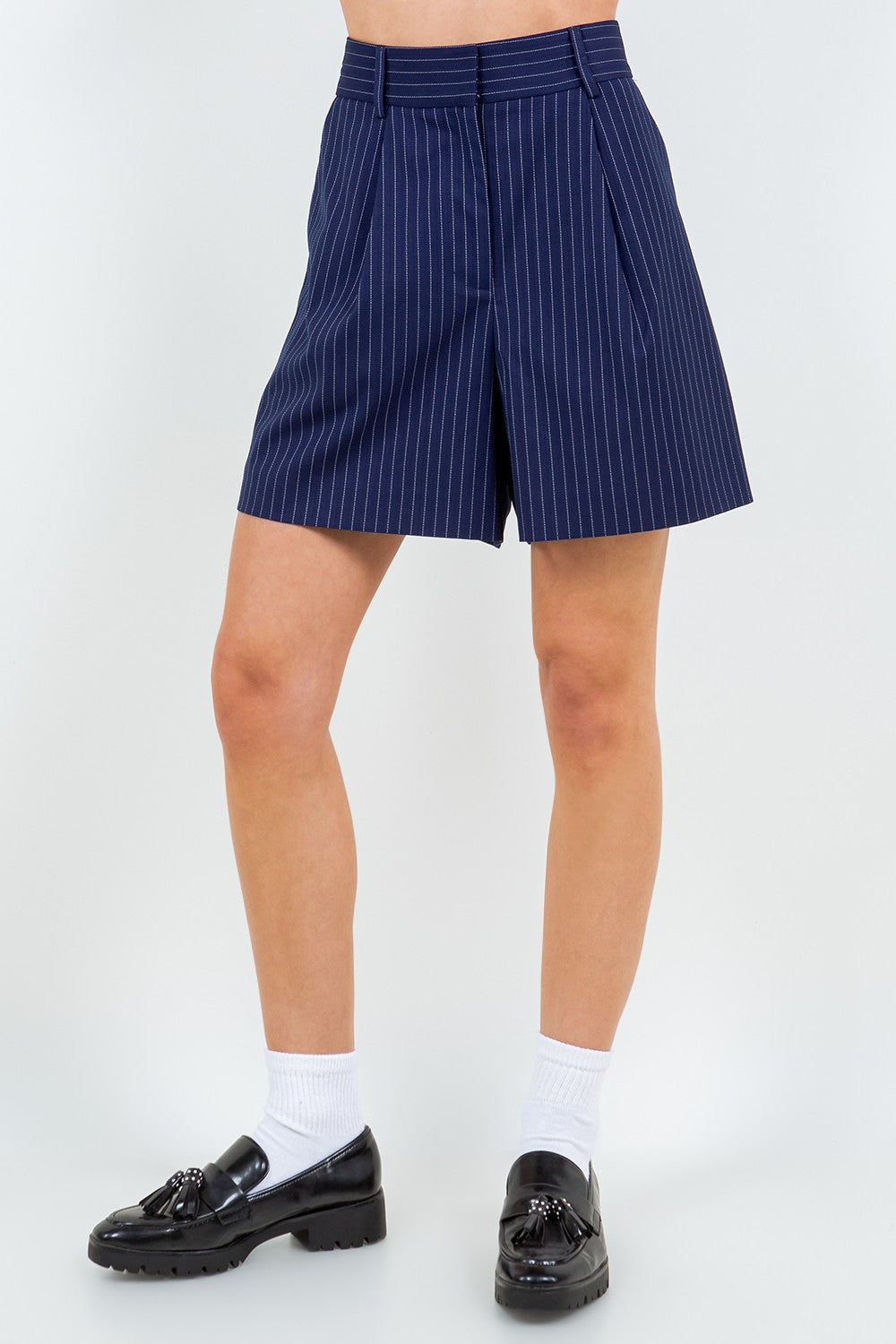 PINSTRIPE SHORTS