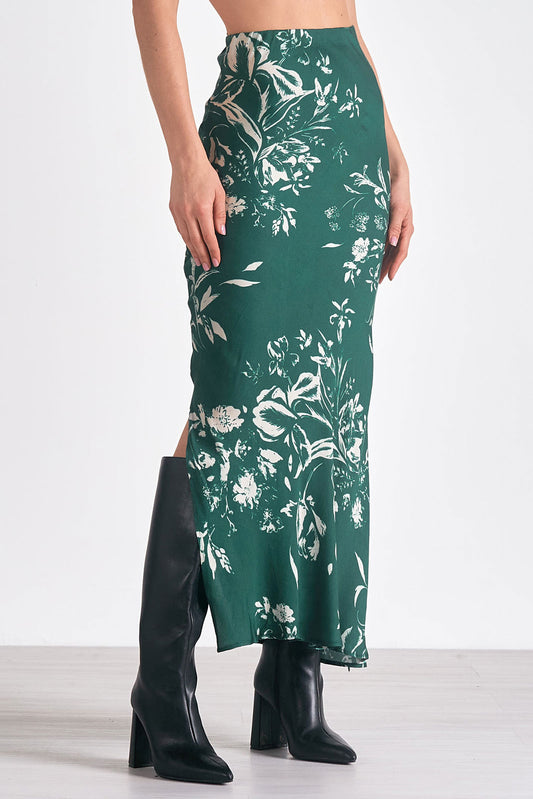 SIDE SLIT MAXI SKIRT