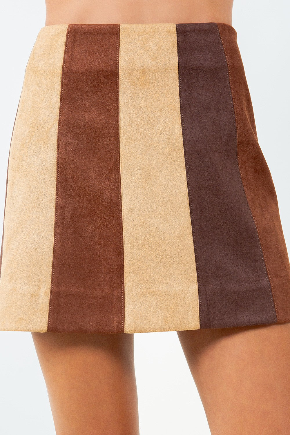 SUEDE MINI SKIRT