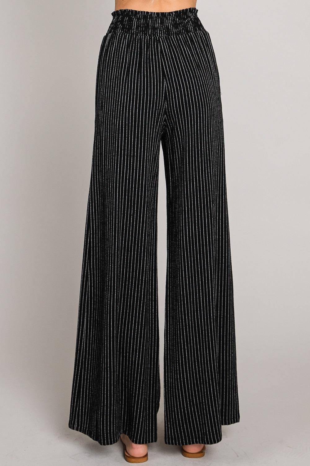 STRIPE LINEN PANTS