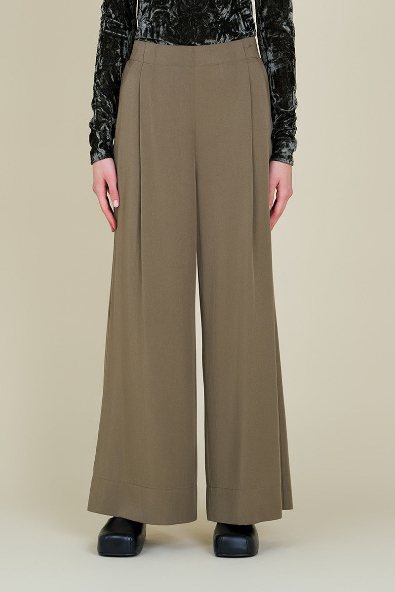 WIDE LEG TENCEL PANT