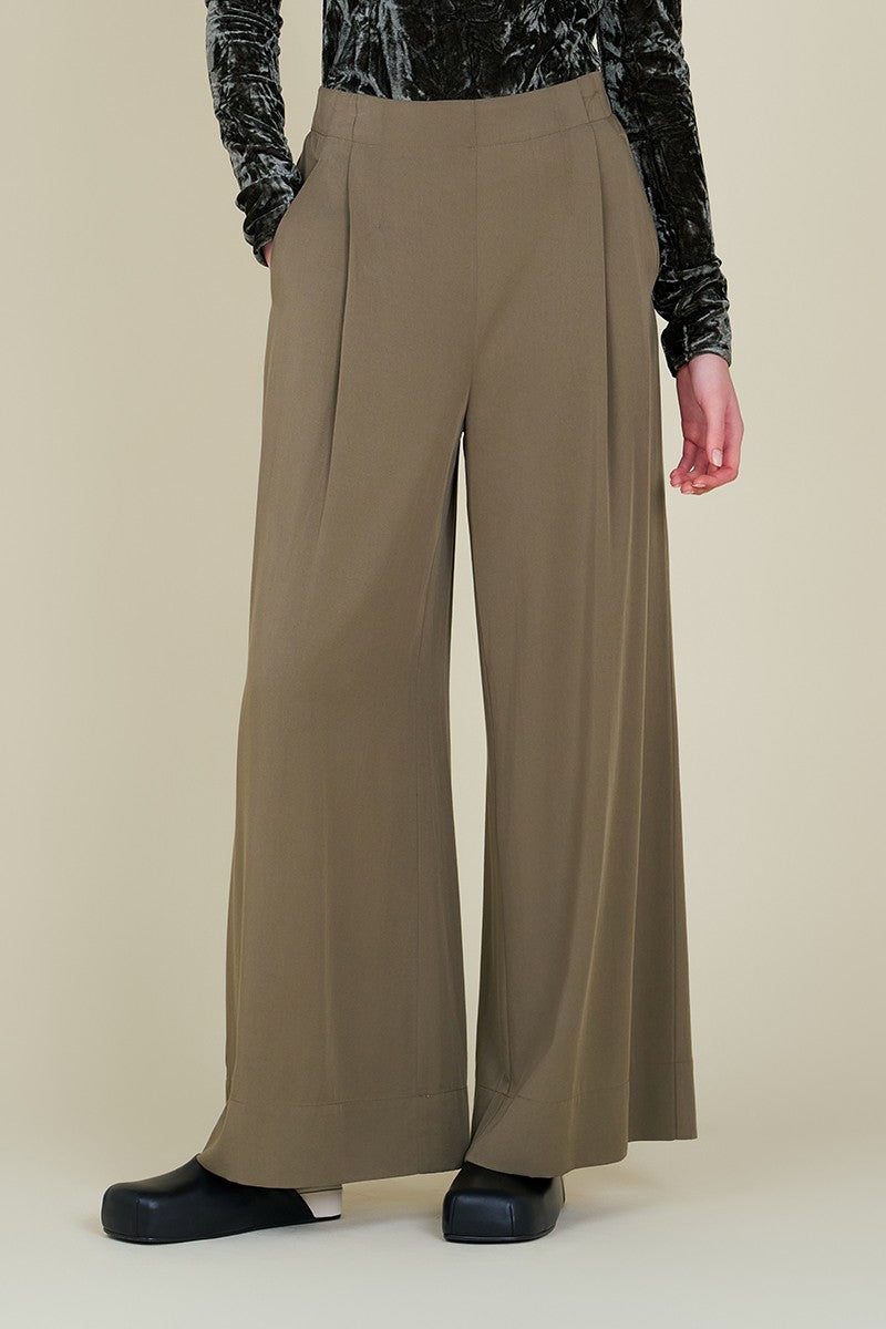 WIDE LEG TENCEL PANT