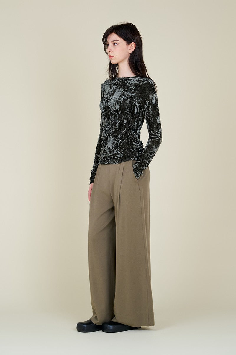 WIDE LEG TENCEL PANT