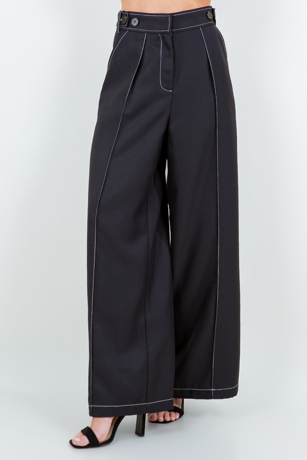 WIDE LEG TROUSERS