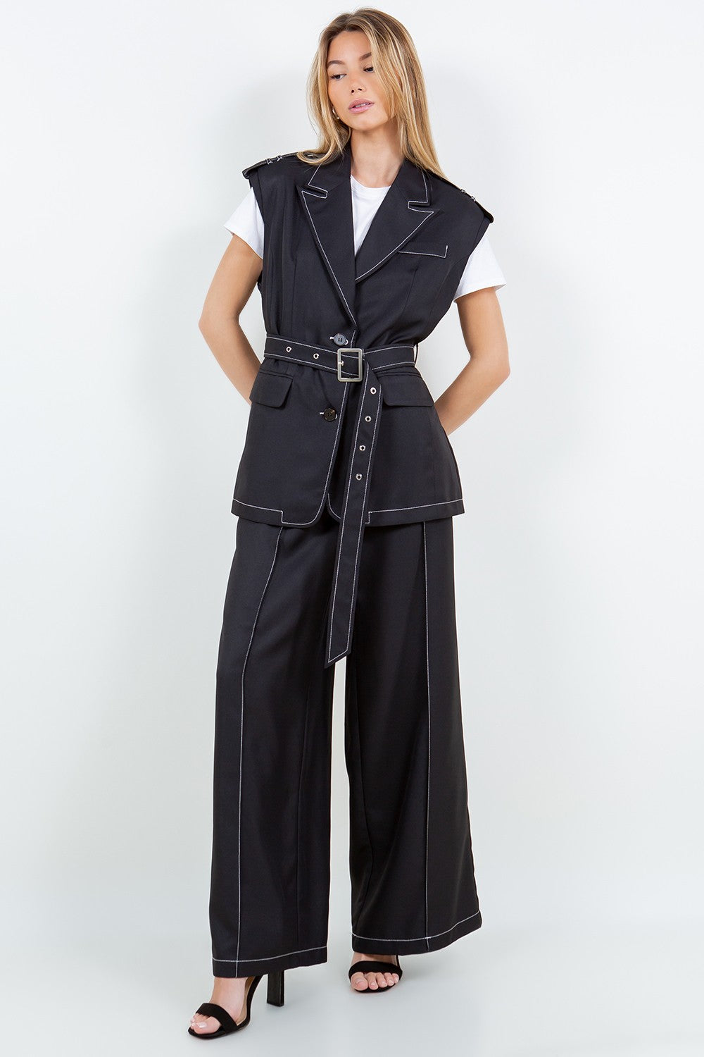 WIDE LEG TROUSERS