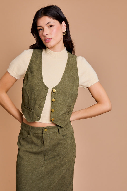 CORDUROY VEST