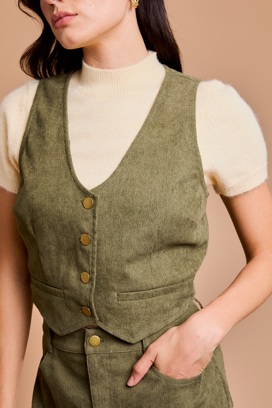 CORDUROY VEST