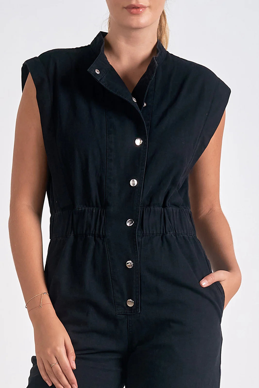 BUTTON JUMPSUIT