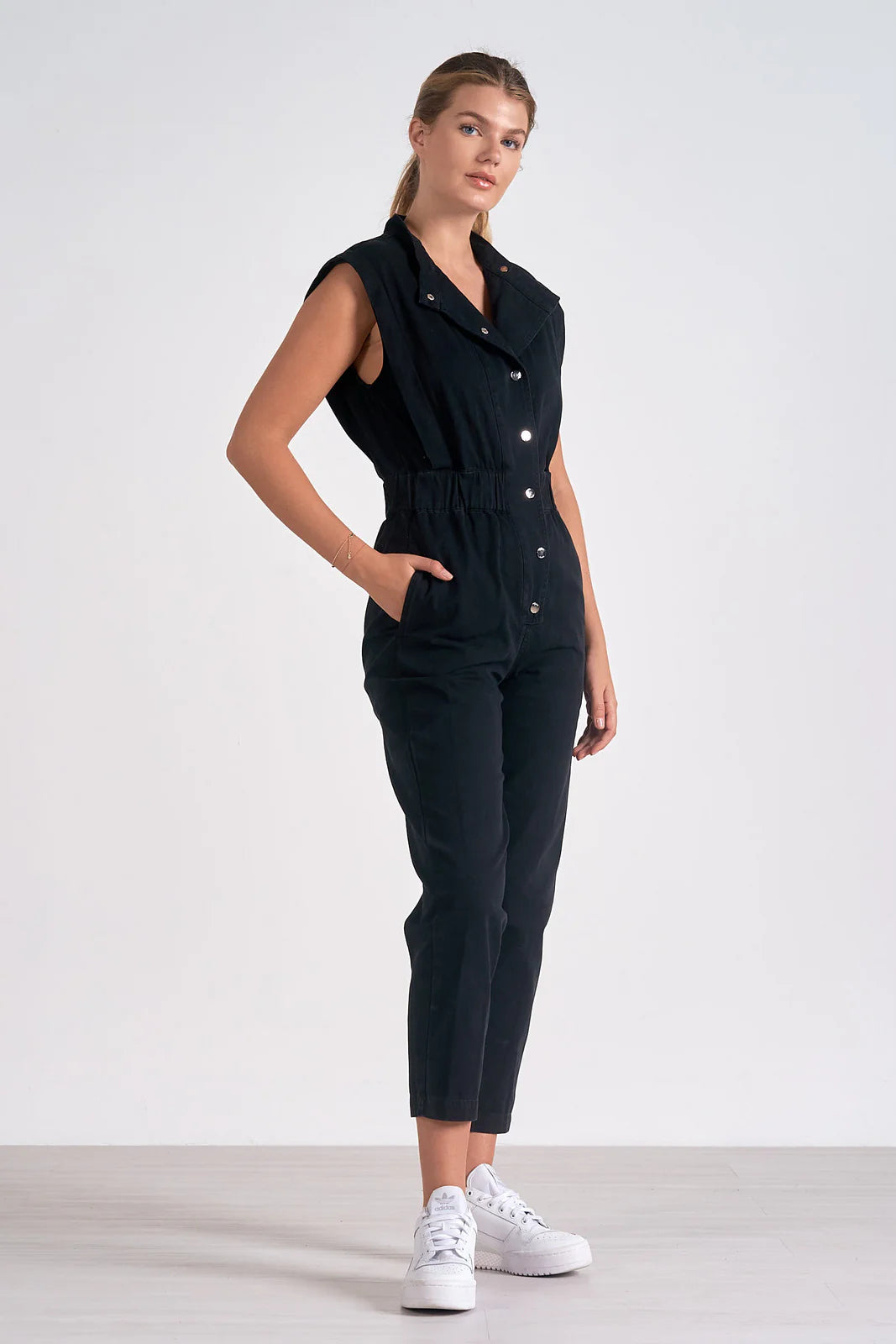 BUTTON JUMPSUIT