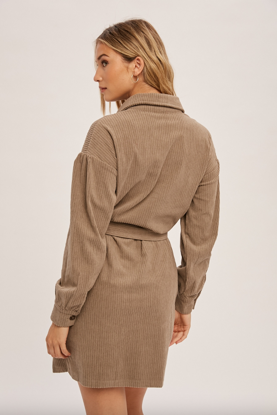 CORDUROY SHIRT DRESS – Tribeca Boutique Chicago